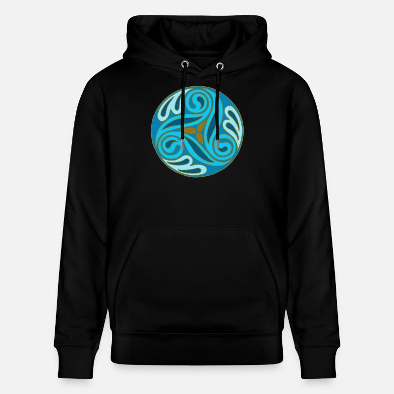 Sphère celte Bleue - Sweat à capuche bio CRUISER Stanley/Stella Unisexe - noir