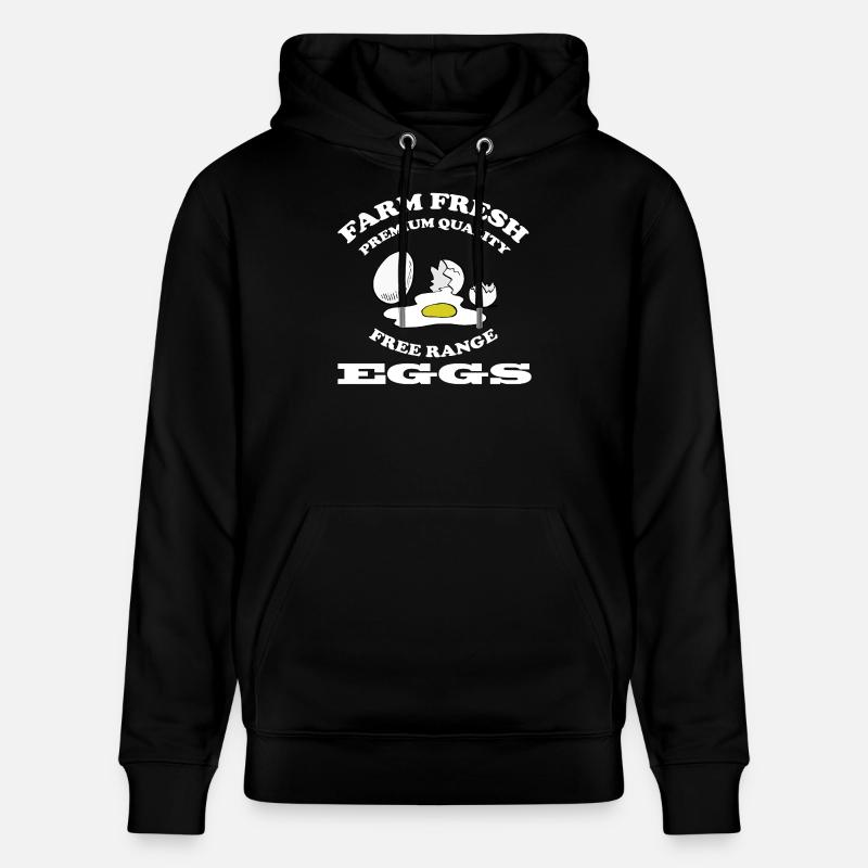 EGGS - Stanley/Stella Unisex Bio-Hoodie CRUISER  - Schwarz