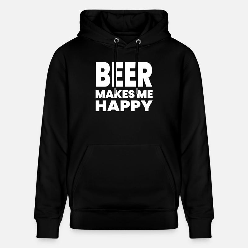 Bière - Sweat à capuche bio CRUISER Stanley/Stella Unisexe - noir