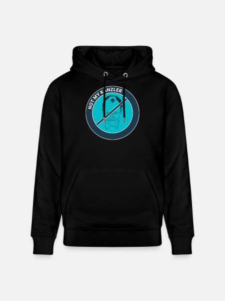 Not My Chancellor – Political Satire - Stanley/Stella CRUISER Unisex Organic Hoodie - black