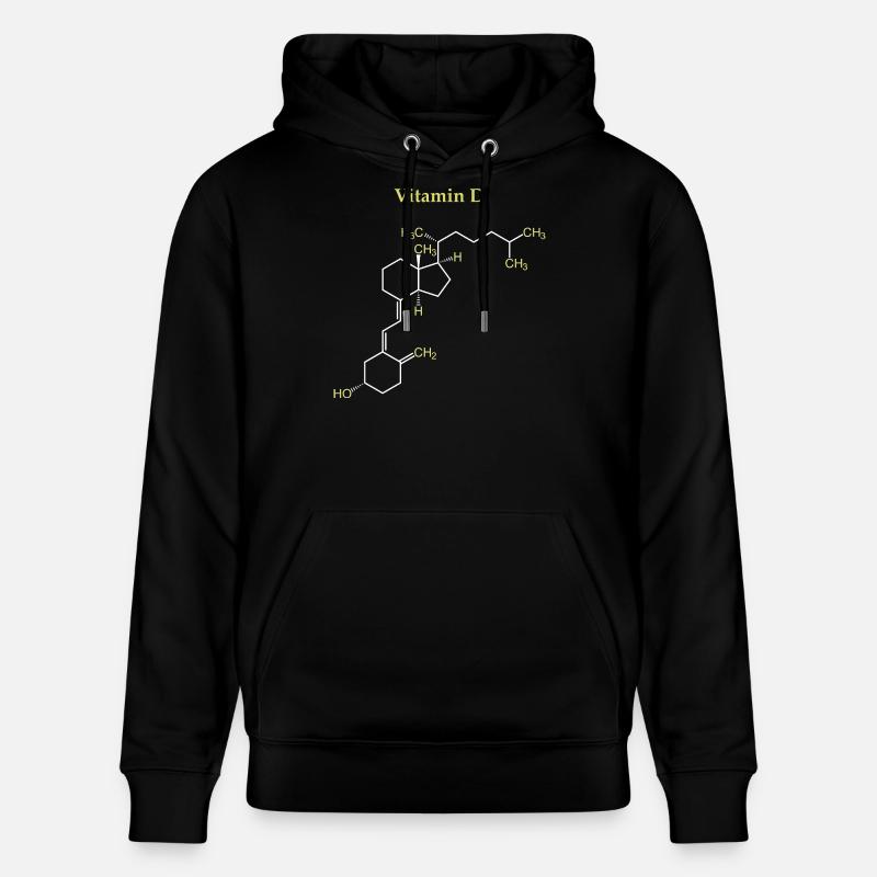 Structure Vitamine D - Sweat à capuche bio CRUISER Stanley/Stella Unisexe - noir