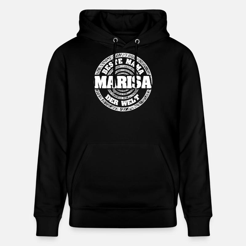 Marisa als Mutter - Stanley/Stella Unisex Bio-Hoodie CRUISER  - Schwarz