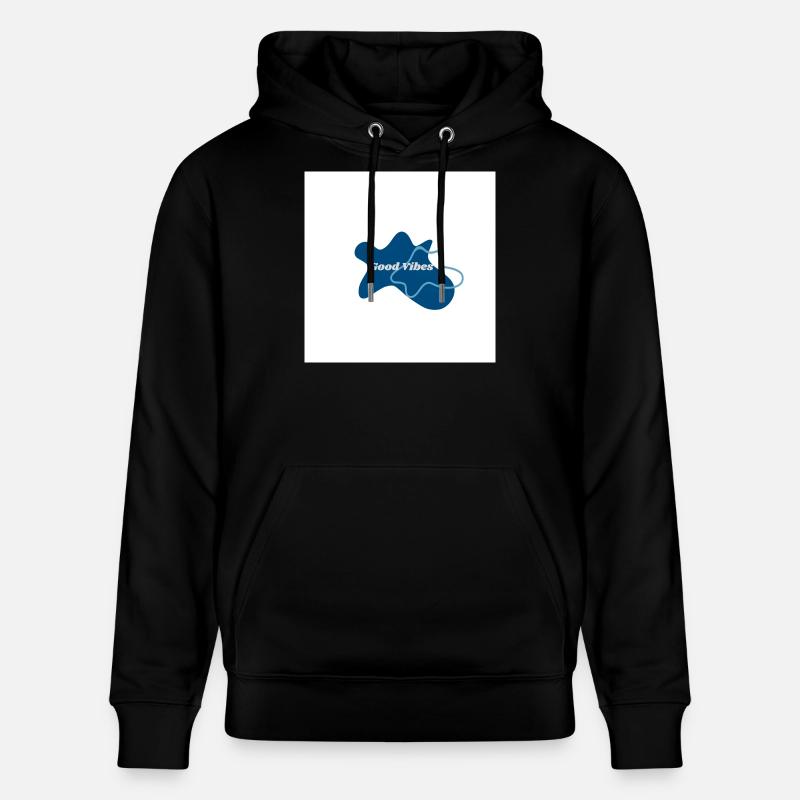 Gute Vibes Blau Logo - Sweat à capuche bio CRUISER Stanley/Stella Unisexe - noir