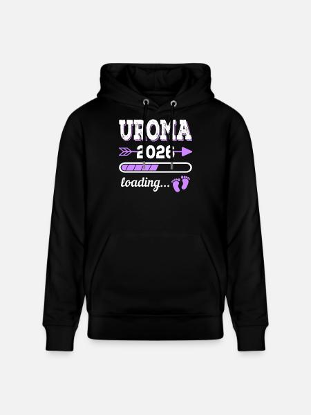Great-Grandmother 2026 Loading Pregnancy Gift Idea - Stanley/Stella CRUISER Unisex Organic Hoodie - black