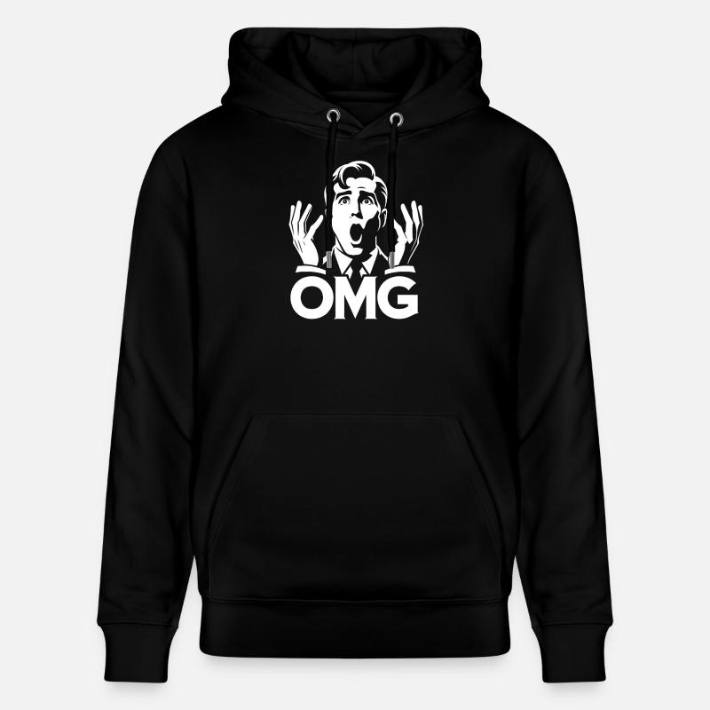 OMG Expression Pop Art - Sweat à capuche bio CRUISER Stanley/Stella Unisexe - noir
