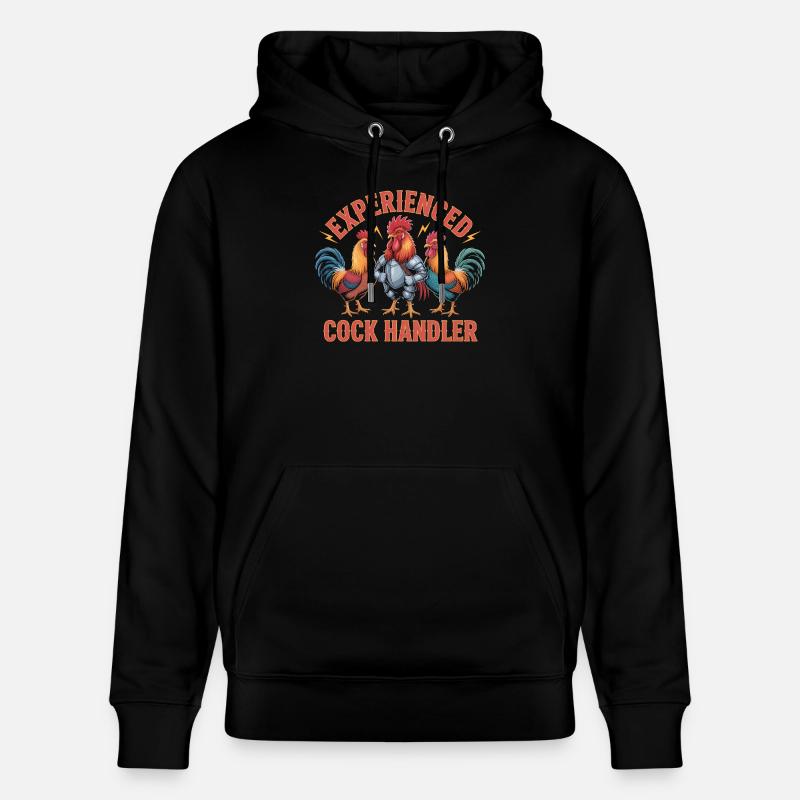 Manieuse expérimentée de pénis - T-shirt drôle - Sweat à capuche bio CRUISER Stanley/Stella Unisexe - noir