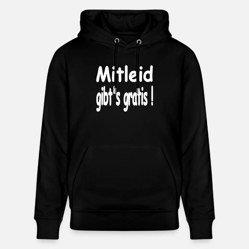 Mitleid - Stanley/Stella Unisex Bio-Hoodie CRUISER  - Schwarz
