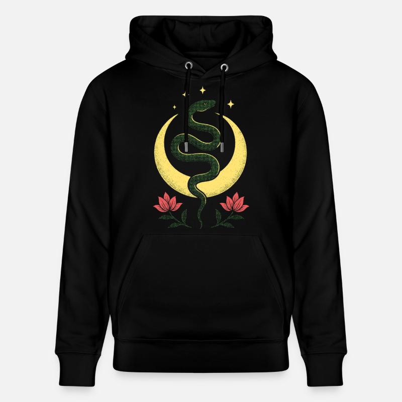 Serpent de Lune - Sweat à capuche bio CRUISER Stanley/Stella Unisexe - noir