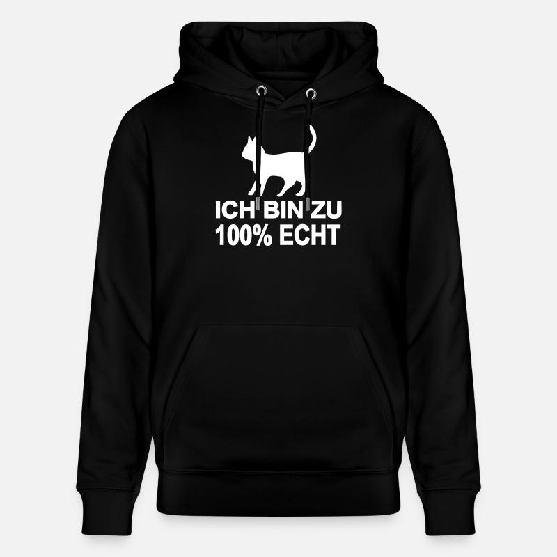 Chat - Sweat à capuche bio CRUISER Stanley/Stella Unisexe - noir