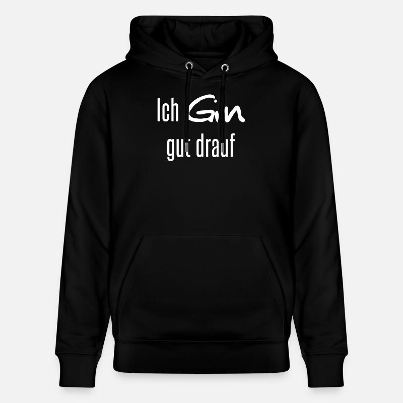 Ich Gin gut drauf - Stanley/Stella Unisex Bio-Hoodie CRUISER - Schwarz
