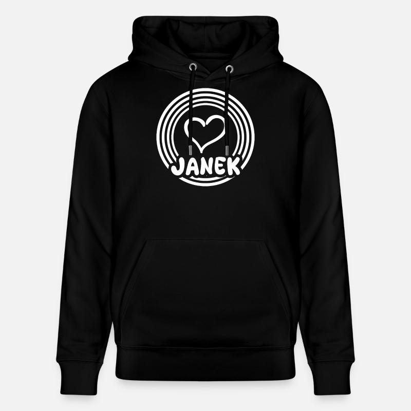 Nom Janek - Sweat à capuche bio CRUISER Stanley/Stella Unisexe - noir