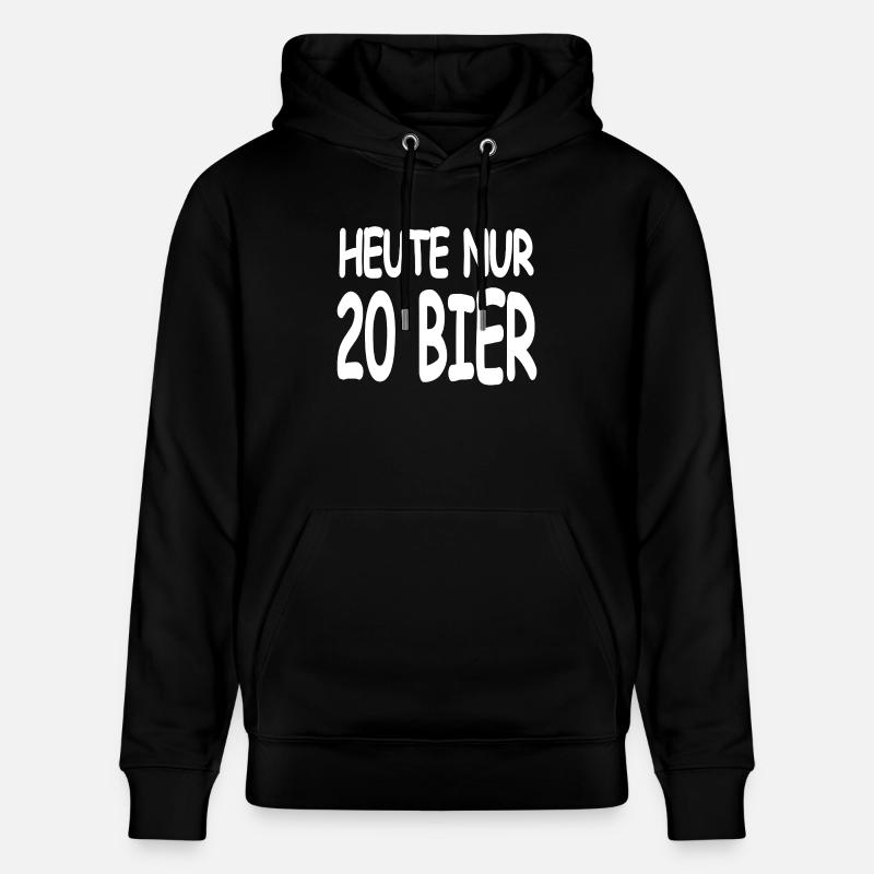 Bière - Sweat à capuche bio CRUISER Stanley/Stella Unisexe - noir