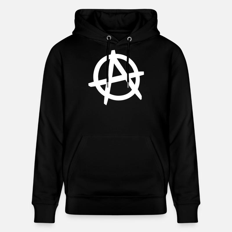 Le père couché « Anarchie » - Sweat à capuche bio CRUISER Stanley/Stella Unisexe - noir
