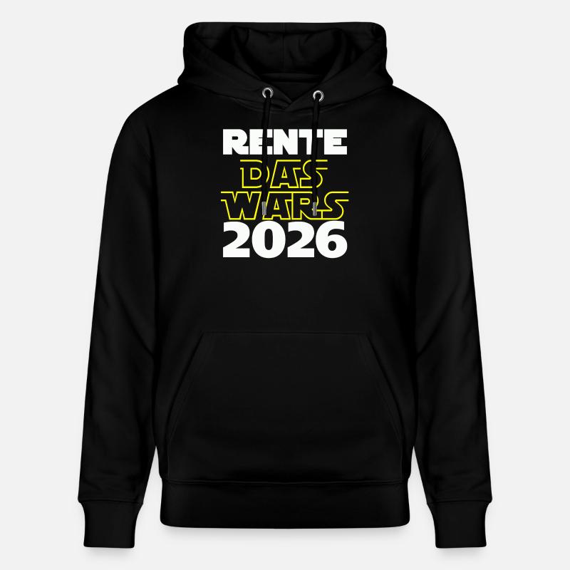Pension 2026, c’est tout - Sweat à capuche bio CRUISER Stanley/Stella Unisexe - noir