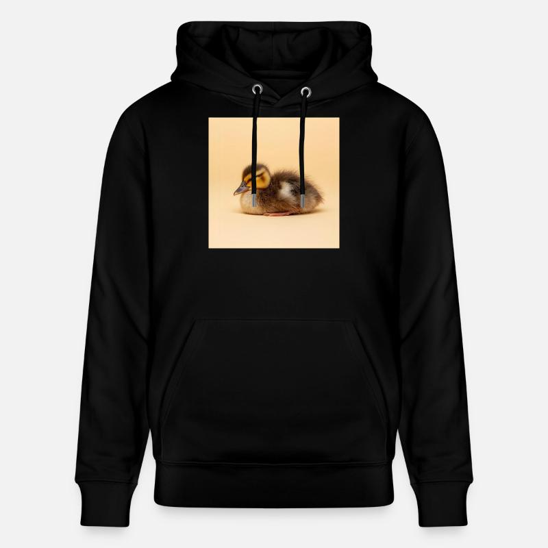 Poussin doré sur fond crème - Sweat à capuche bio CRUISER Stanley/Stella Unisexe - noir