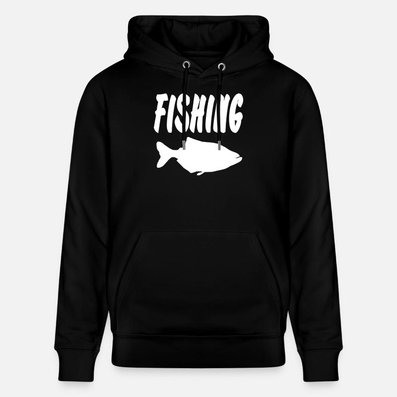 Pêche - Sweat à capuche bio CRUISER Stanley/Stella Unisexe - noir