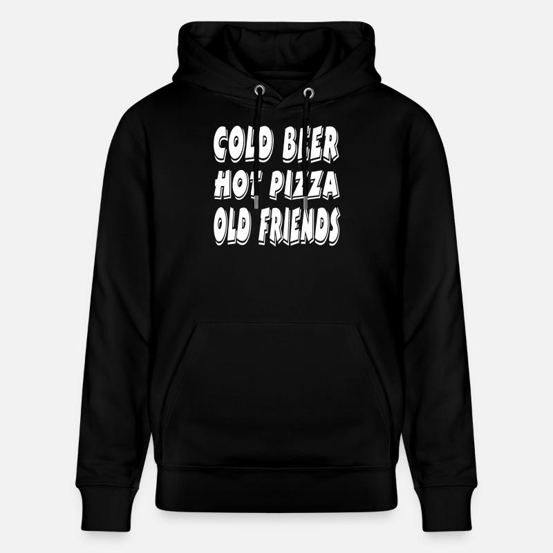 Bière - Sweat à capuche bio CRUISER Stanley/Stella Unisexe - noir