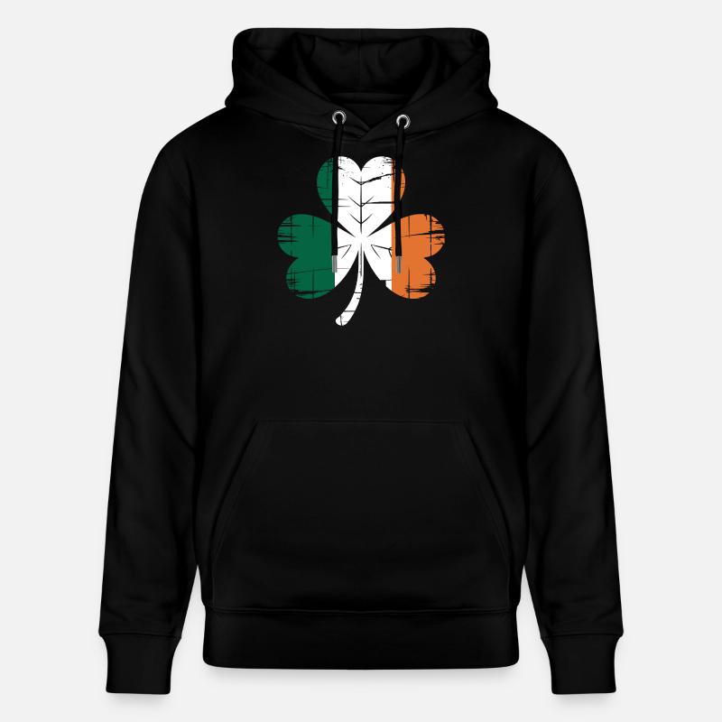 Fierté irlandaise - Sweat à capuche bio CRUISER Stanley/Stella Unisexe - noir