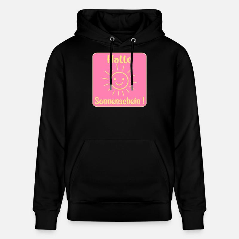 Bonjour rayon de soleil - Sweat à capuche bio CRUISER Stanley/Stella Unisexe - noir