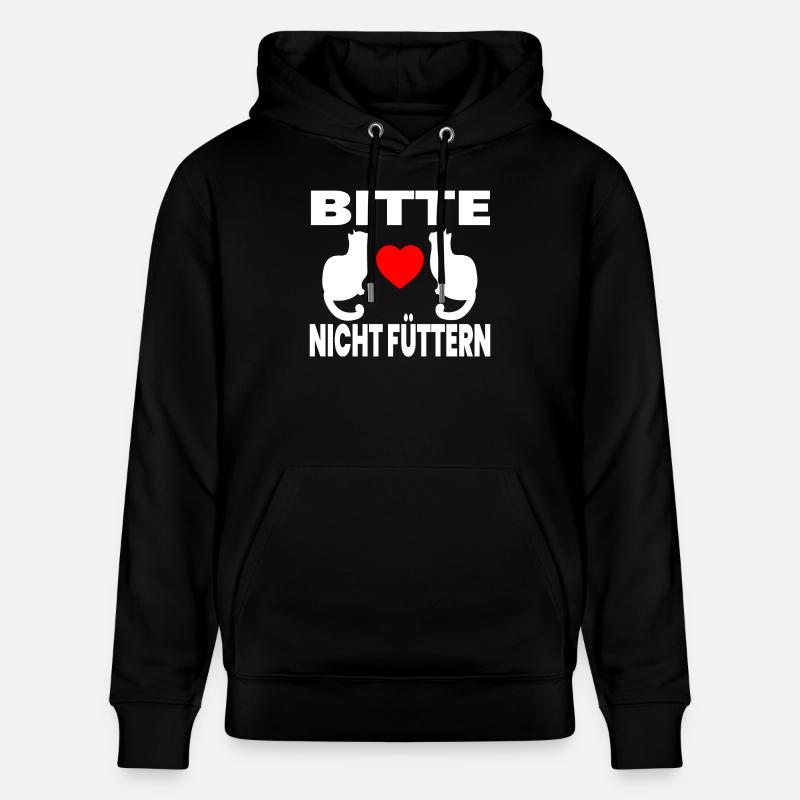 félin - Sweat à capuche bio CRUISER Stanley/Stella Unisexe - noir