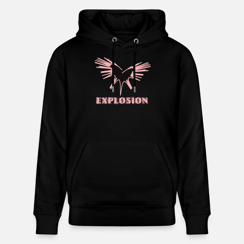 Explosion d’amour - Sweat à capuche bio CRUISER Stanley/Stella Unisexe - noir