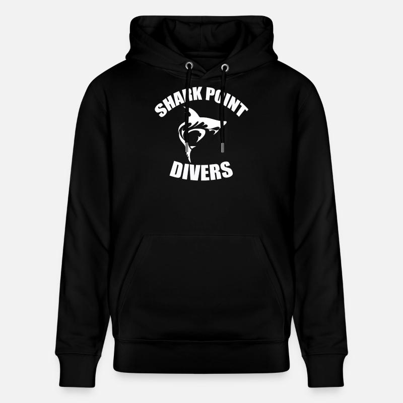 Plongeurs de Shark Point - Sweat à capuche bio CRUISER Stanley/Stella Unisexe - noir