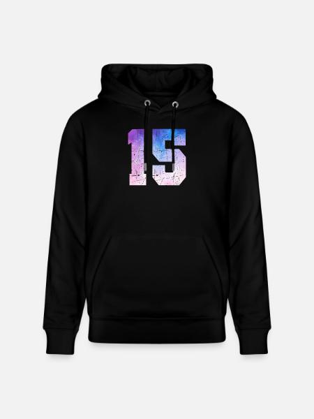 Issue 15 – 15th Anniversary Gift - Stanley/Stella CRUISER Unisex Organic Hoodie - black