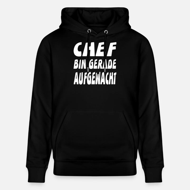 patron - Sweat à capuche bio CRUISER Stanley/Stella Unisexe - noir