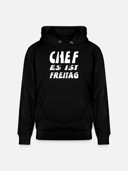 Chef - Stanley/Stella Unisex Bio-Hoodie CRUISER  - Schwarz