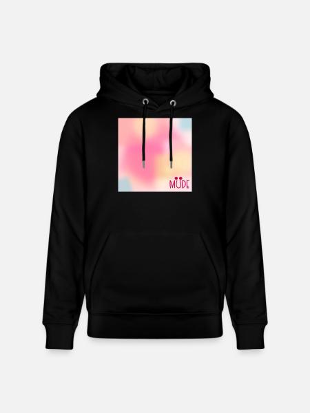 Himmel Stimmung Müde - Stanley/Stella Unisex Bio-Hoodie CRUISER  - Schwarz