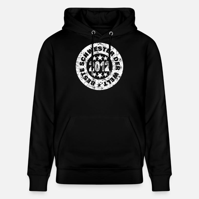 Millésime 2012 - Sweat à capuche bio CRUISER Stanley/Stella Unisexe - noir