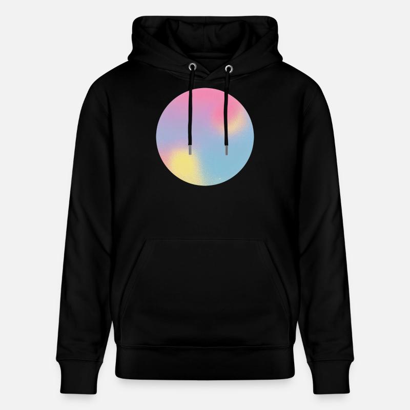 Test d’aura Sphère dégradée pastel - Sweat à capuche bio CRUISER Stanley/Stella Unisexe - noir