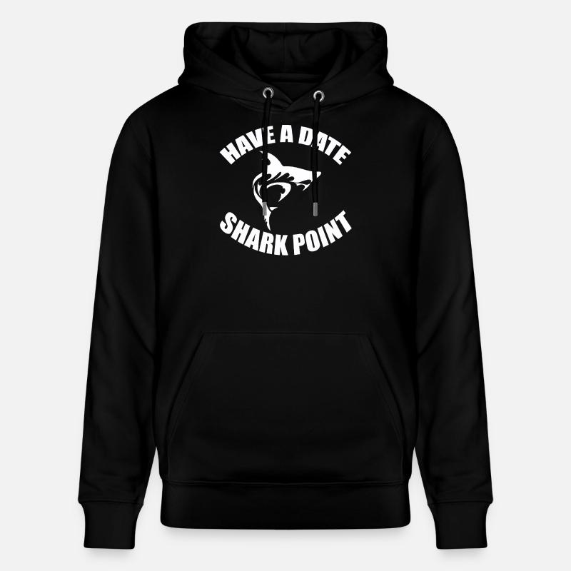 RENDEZ-VOUS GALANT - SHARK POINT - Sweat à capuche bio CRUISER Stanley/Stella Unisexe - noir