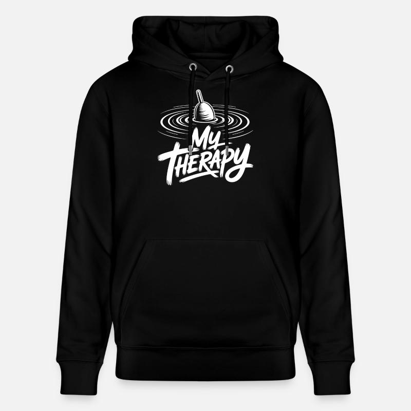 Thérapie de la pêche - Sweat à capuche bio CRUISER Stanley/Stella Unisexe - noir