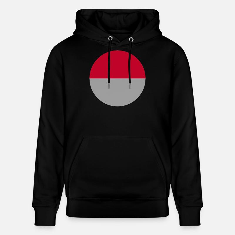 Drapeau indonésien - Sweat à capuche bio CRUISER Stanley/Stella Unisexe - noir