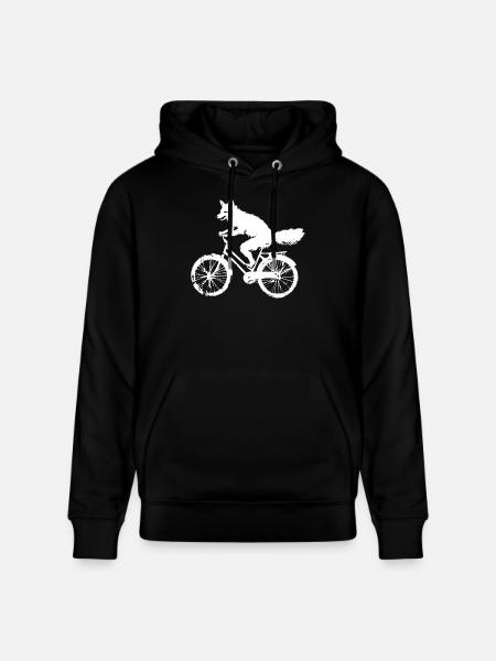 Fahrrad Fuchs - Stanley/Stella Unisex Bio-Hoodie CRUISER - Schwarz