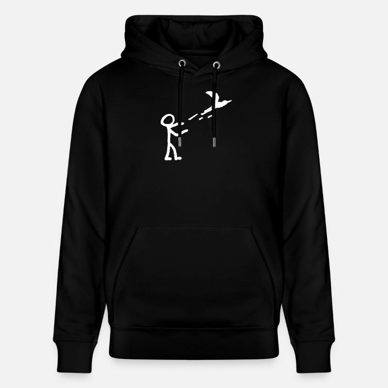 Fliegen lassen - Stanley/Stella Unisex Bio-Hoodie CRUISER  - Schwarz