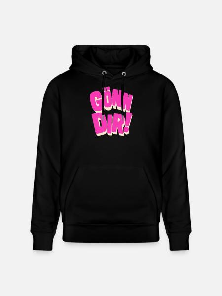 Gönn Dir! - Stanley/Stella Unisex Bio-Hoodie CRUISER  - Schwarz