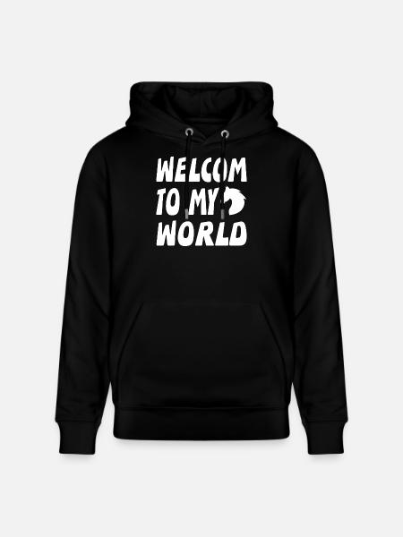 Pferde - Stanley/Stella Unisex Bio-Hoodie CRUISER  - Schwarz