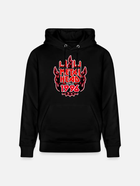 METALHEAD since 1996 - Stanley/Stella CRUISER Unisex Organic Hoodie - black
