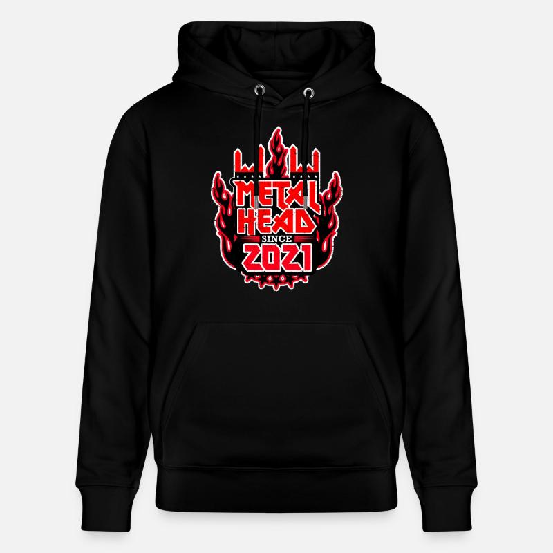 METALHEAD depuis 2021 - Sweat à capuche bio CRUISER Stanley/Stella Unisexe - noir