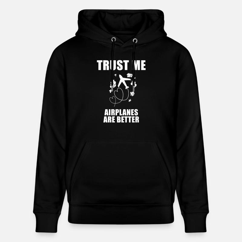 Pilote d’avion disant cadeau - Sweat à capuche bio CRUISER Stanley/Stella Unisexe - noir