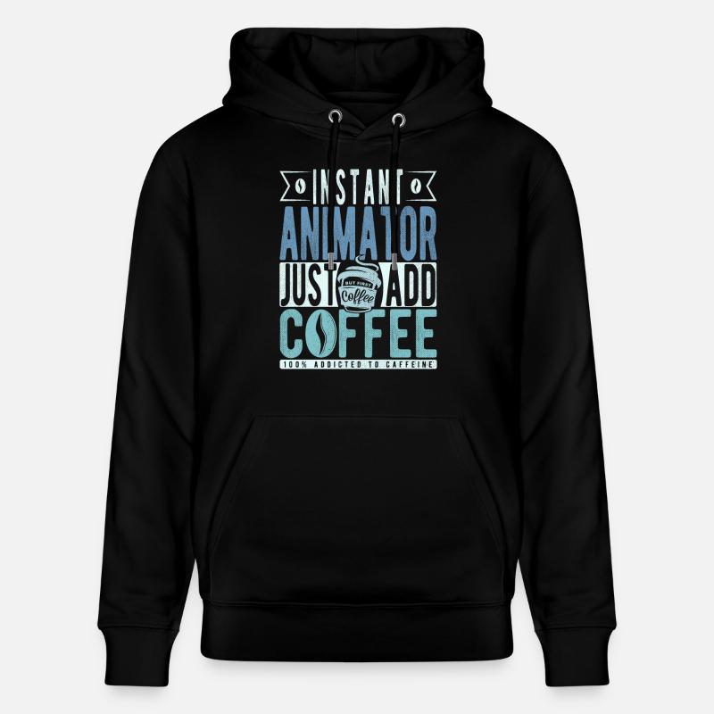 Buchalter Kaffee Spruch - Stanley/Stella Unisex Bio-Hoodie CRUISER  - Schwarz