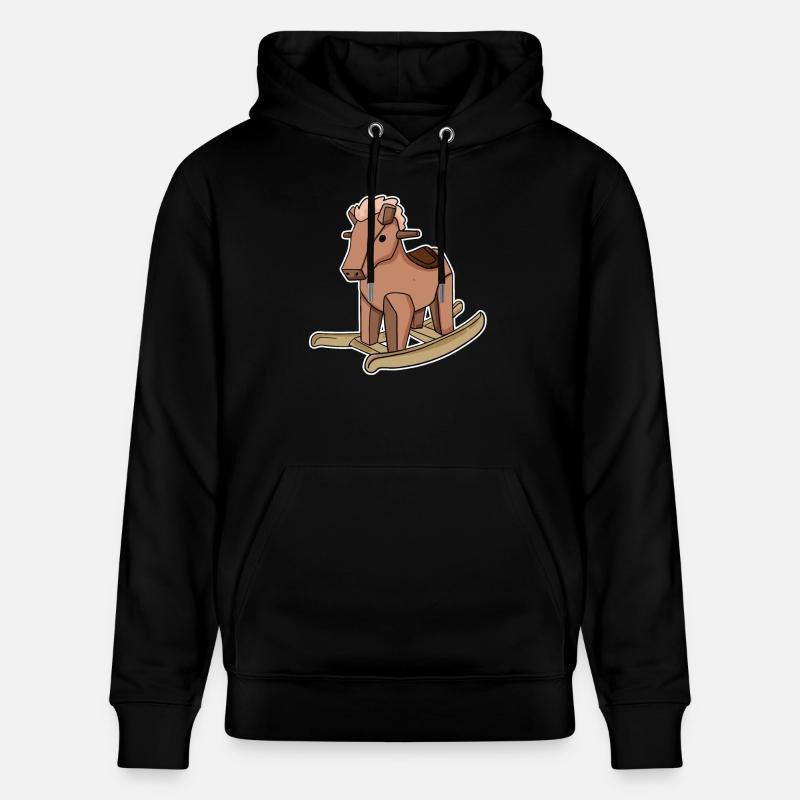 Cheval - Sweat à capuche bio CRUISER Stanley/Stella Unisexe - noir