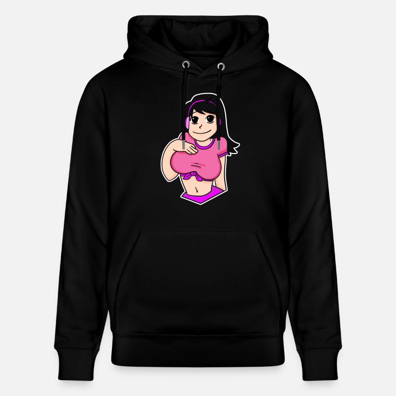 Anime - Sweat à capuche bio CRUISER Stanley/Stella Unisexe - noir