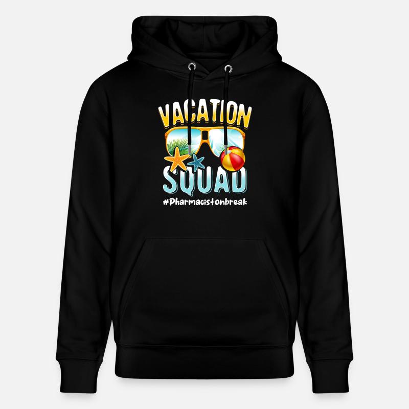 Pharmacien Vacation Squad #Pharmacistonbreak - Sweat à capuche bio CRUISER Stanley/Stella Unisexe - noir