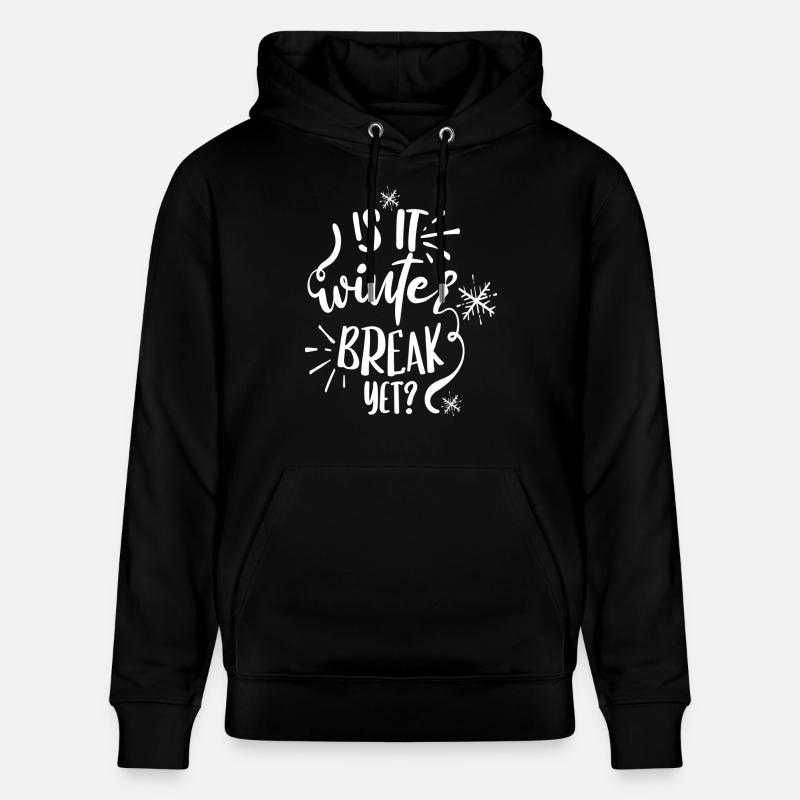 C’est la trêve hivernale ? - Sweat à capuche bio CRUISER Stanley/Stella Unisexe - noir