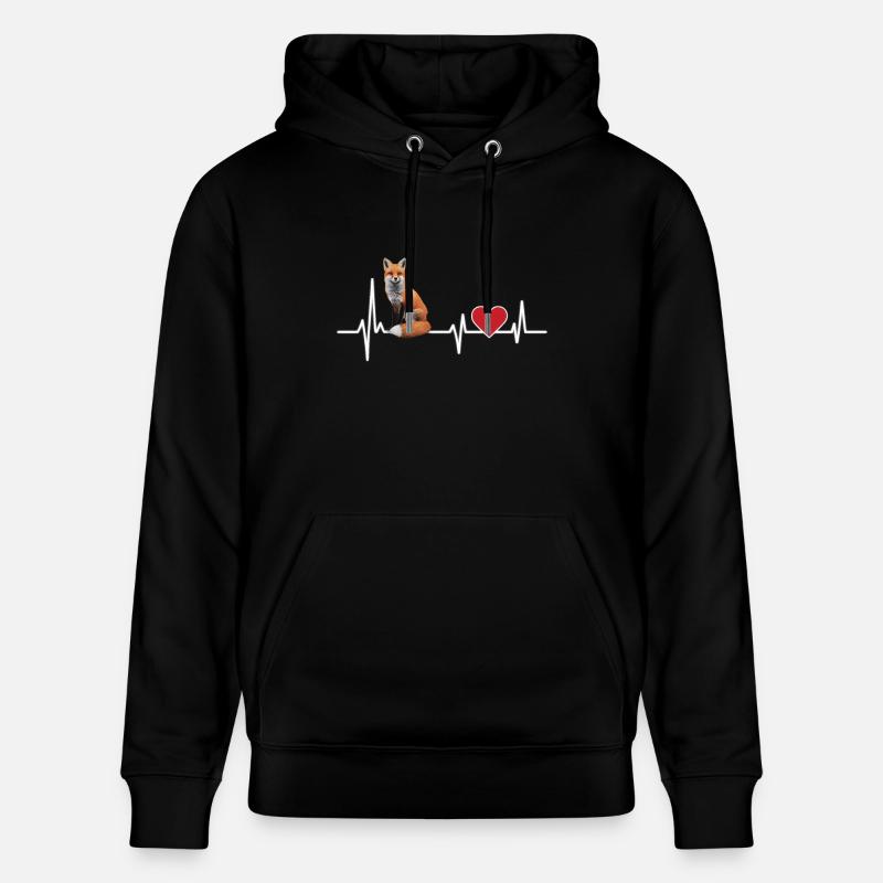 Fuchs - Stanley/Stella Unisex Bio-Hoodie CRUISER - Schwarz