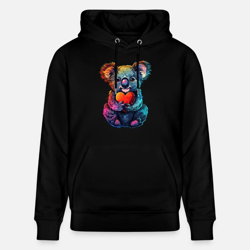 Koala - Sweat à capuche bio CRUISER Stanley/Stella Unisexe - noir