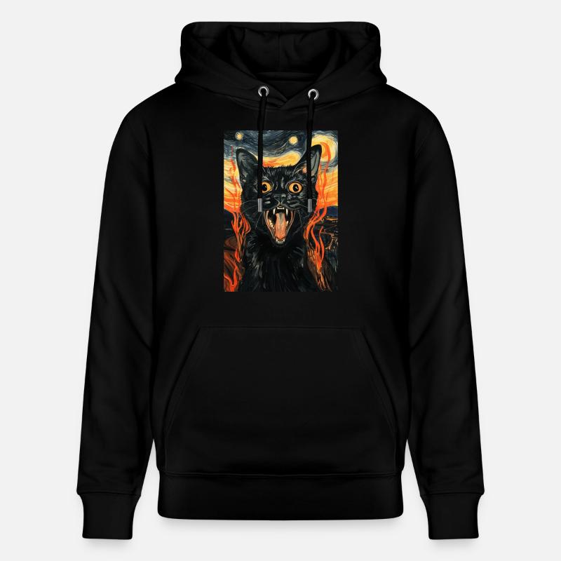 Katze - Stanley/Stella Unisex Bio-Hoodie CRUISER  - Schwarz